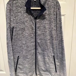 Talbots Heathered blue and white Jacket